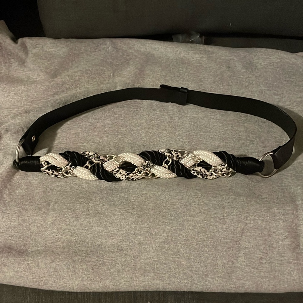 Chicos Braided and  chain belt